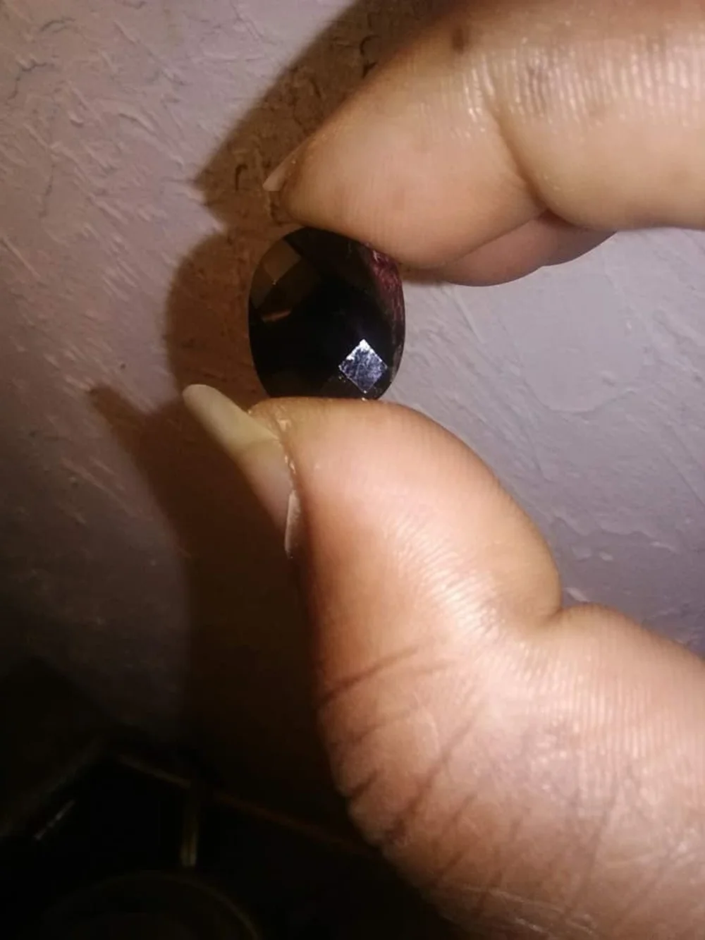 Natural Oval BIG 13.26ct Dark Green & Pink Tourmaline